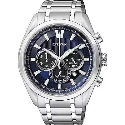Precision Titanium Chronograph with Blue Dial