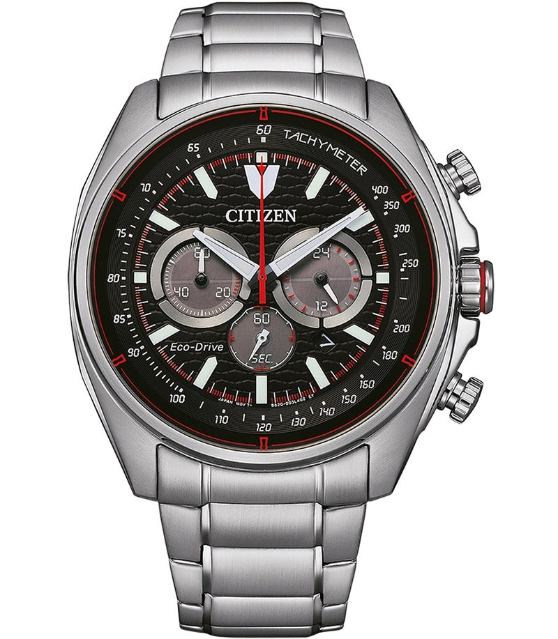 Precision Chronograph with Tachymeter and Eco-Drive Power