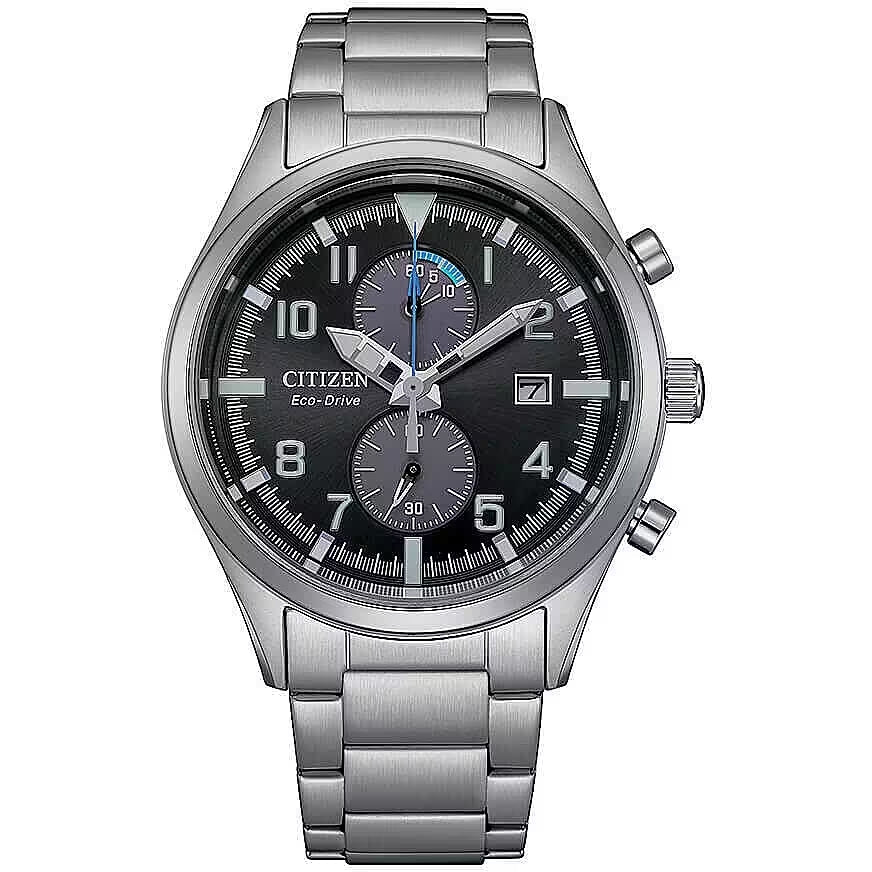 Precision Chronograph with Silver Stainless Steel Brilliance