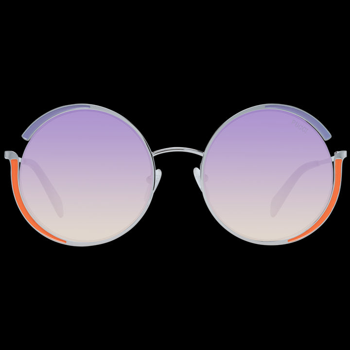 Radiant Harmony Round Sunglasses with Gradient Lenses