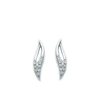 Timeless Radiance Studs with Clear Sparkling Stones