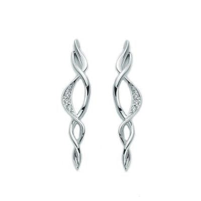 Radiant Cascade Crystal Drop Earrings