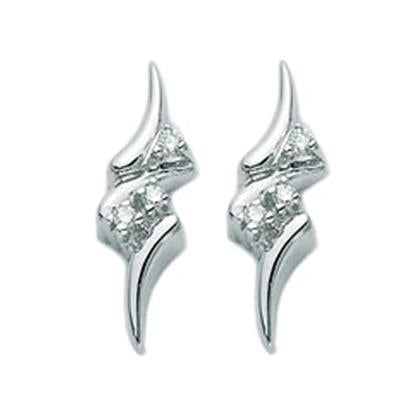 Timeless Silver Elegance with Crystal Radiance