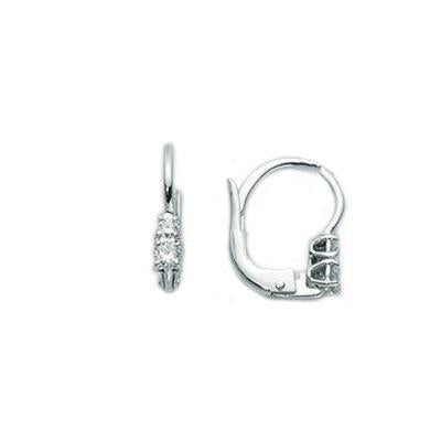 Radiant Classic Diamond Hoop Elegance