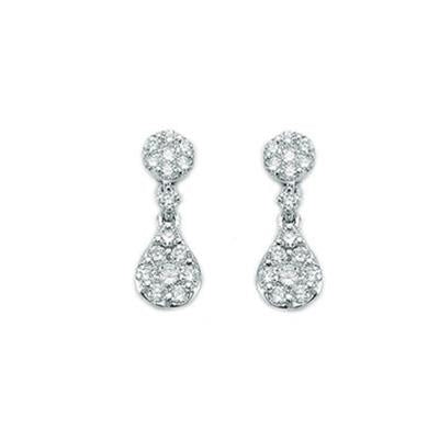 Timeless Elegance Diamond Drop Earrings