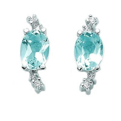 Celestial Blue Radiance Studs
