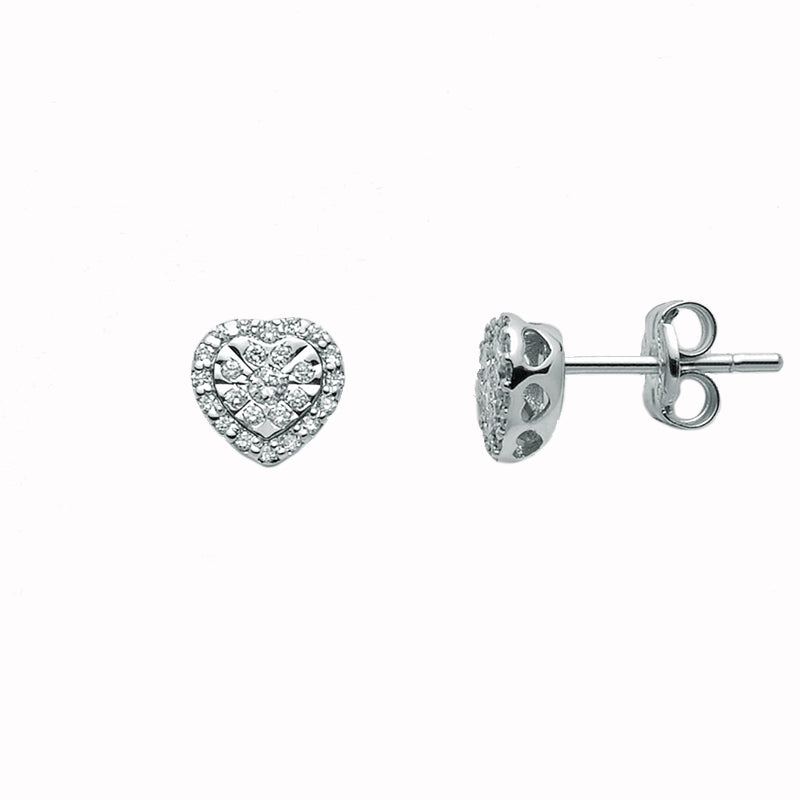 Timeless Silver Crystal Studs with Refined Sparkle