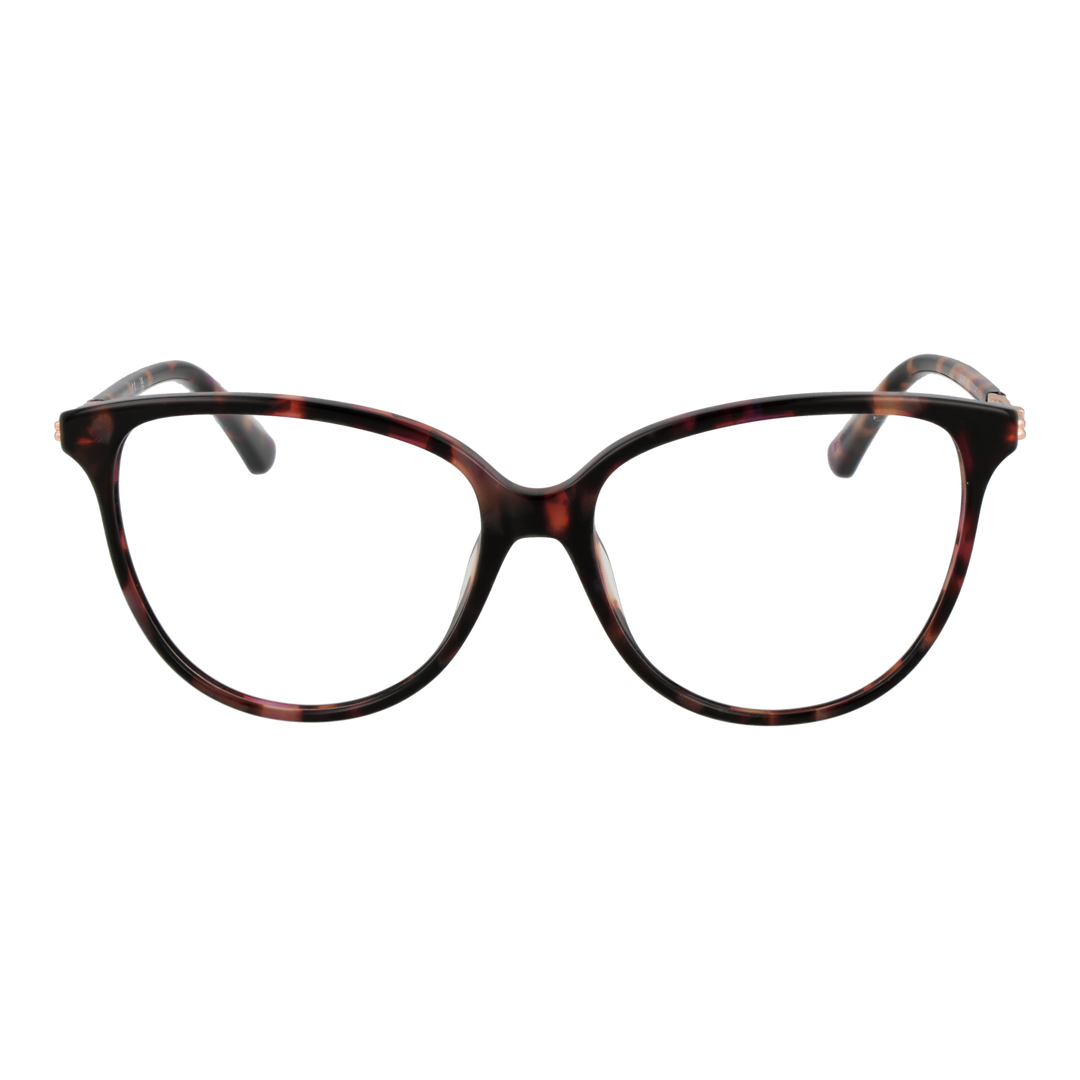 Tortoise cat-eye eyeglasses for Women in brown, black and purple tones with metal G-hinges