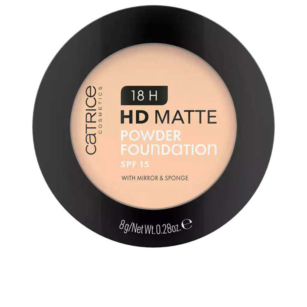 Compact pressed HD matte powder with mirror and sponge, 8 g, shade 050N