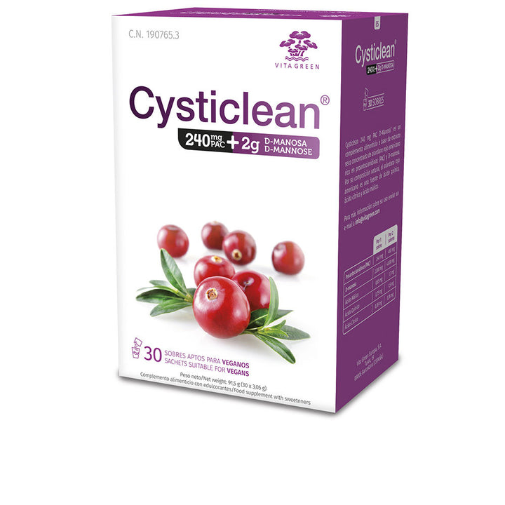 Cysticlean sachet packet for urinary support with D‑Mannose and cranberry PAC