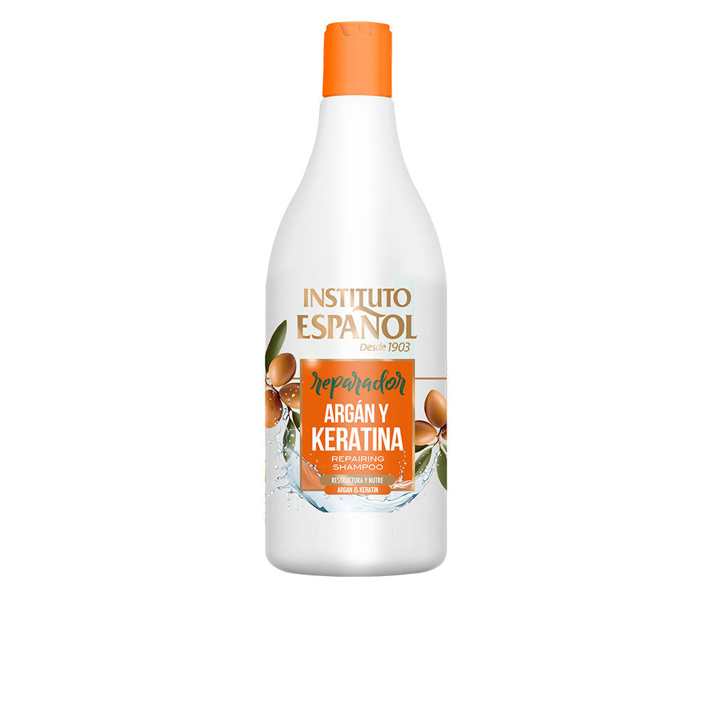 750 ml bottle of Argan &amp; Keratin repairing shampoo for Unisex hair