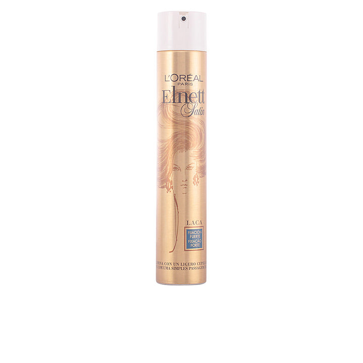 Tall aerosol can of strong hold hair spray, 400 ml, fine mist
