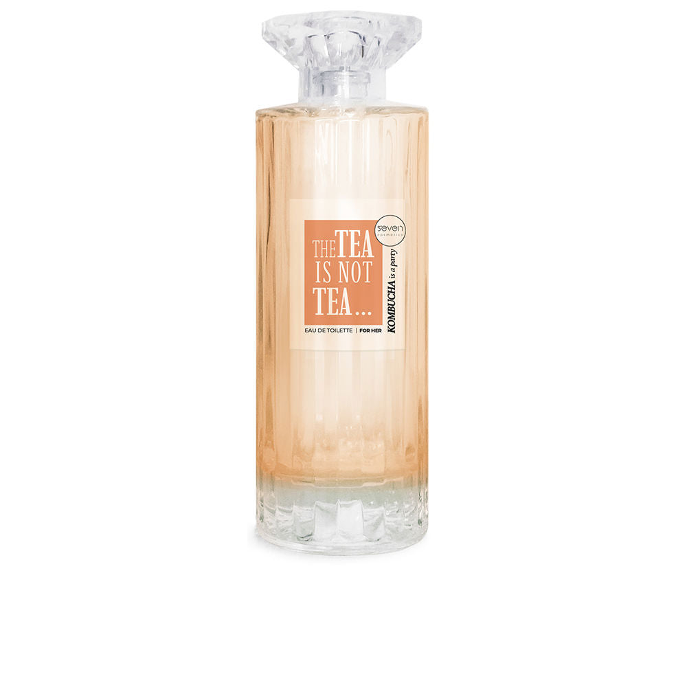 Clear glass perfume bottle, citrus-themed fragrance, 100 ml, Unisex