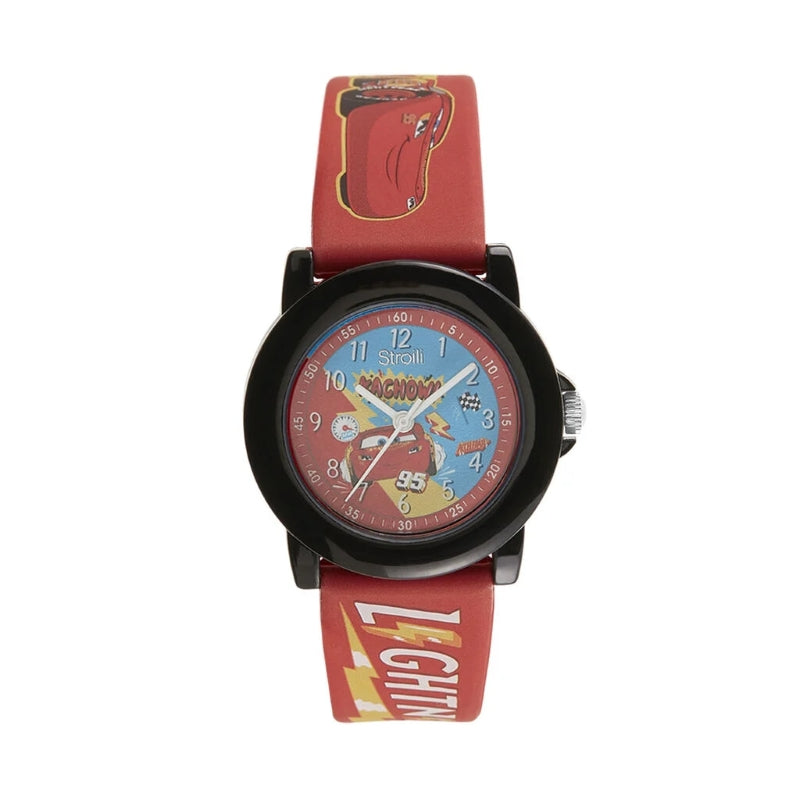 Stroili Colorblock Cartoon Watch: unisex colorful children's cartoon-themed wristwatch with character graphic on dial